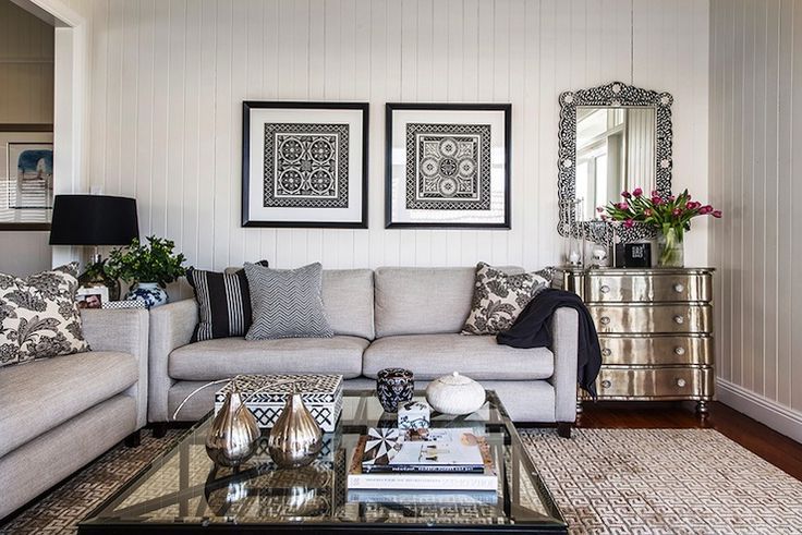 Preferred Light Gray Sofas – Transitional – Living Room – Highgate House (Photo 5 of 10)