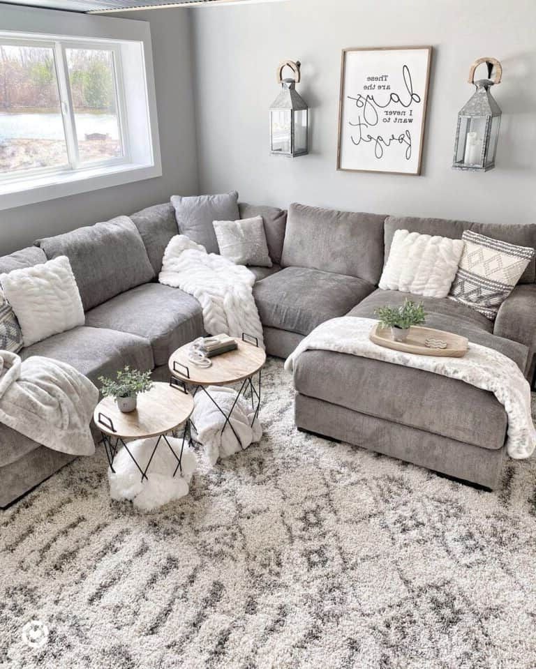 Recent Modern Light Grey Loveseat Sofas Intended For 34 Grey Couch Living Room Ideas That Complement Any Space (View 9 of 10)