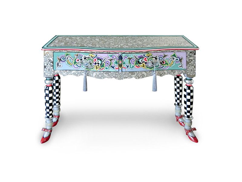Side Table Versailles – Decovista – Colorful Design Furniture, Statues &  Wall Sculptures Regarding Best And Newest Versailles Console Cabinets (Photo 9 of 10)