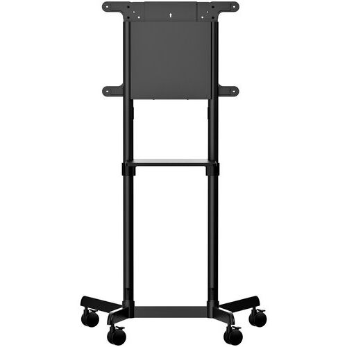 Startech Mobile Tv Cart – Portable Rolling Tv Stand For 37 70" Vesa  Display (154lb/70kg) – Tv Stand W/shelf & Storage Compartment – Rotate/tilt  Display – Universal Tv Mount On Wheels, 177.8 Cm ( Regarding Most Current Foldable Portable Adjustable Tv Stands (Photo 9 of 10)