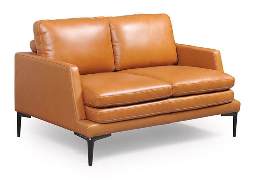 Top Grain Leather Loveseats Within 2017 Contemporary Top Grain Leather Loveseat – Furniture To Express Your Style (View 2 of 10)