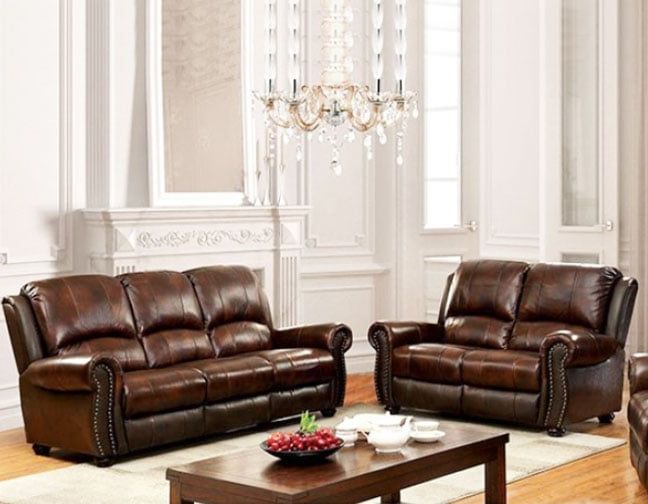 Turton Top Grain Leather Match Sofa Love Seat Collection Regarding Well Known Top Grain Leather Loveseats (Photo 7 of 10)