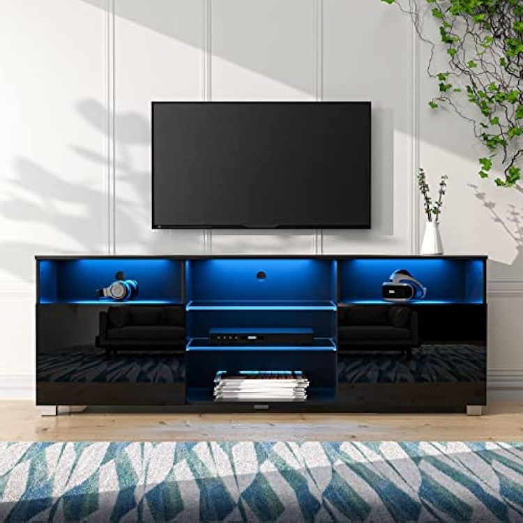 Ubuy With Regard To Tv Stands With Lights (View 5 of 10)