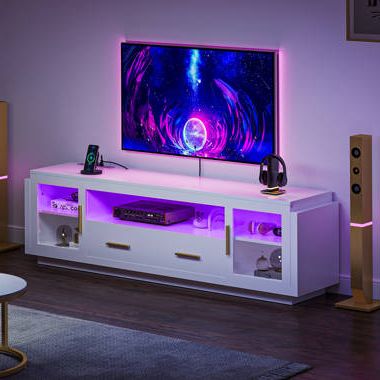 Wayfair Pertaining To Led Tv Stands With Outlet (Photo 10 of 10)