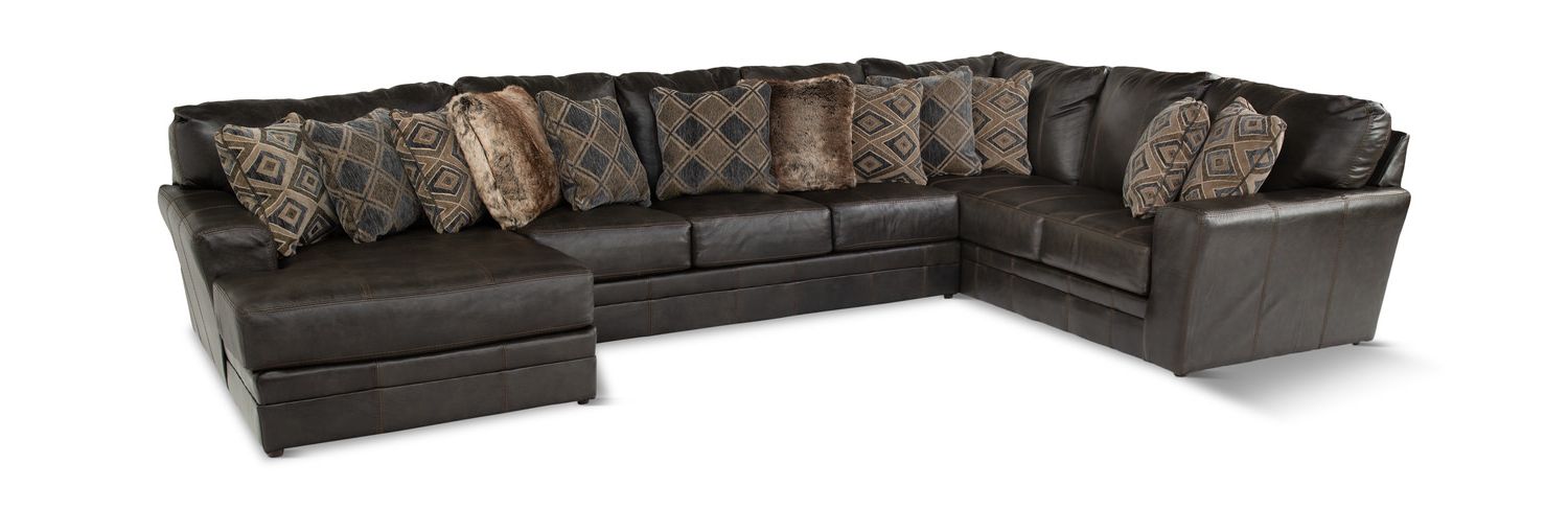 Widely Used Regula 3 Piece Leather Sectional (Photo 8 of 10)