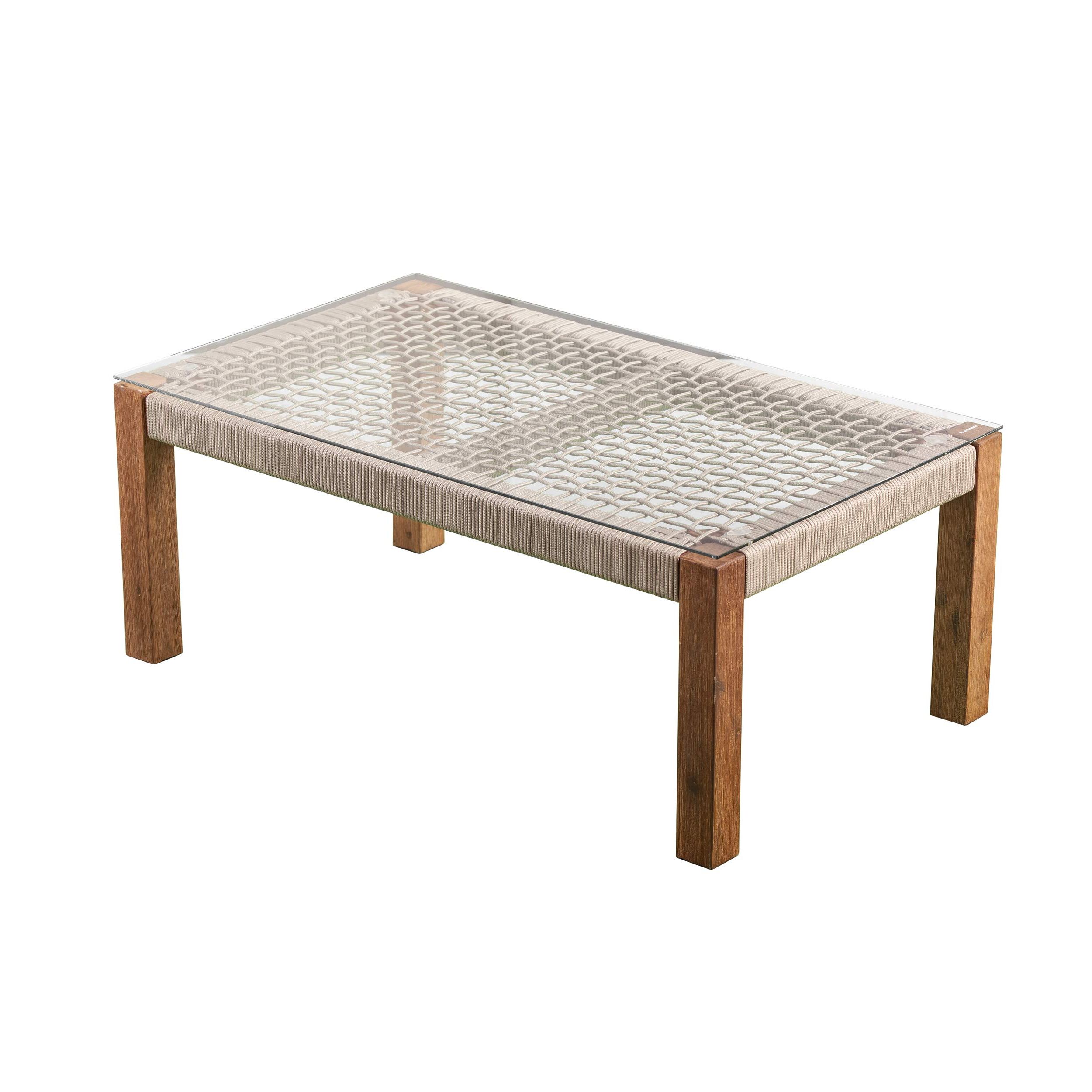 Best And Newest Natural Outdoor Cocktail Tables For Amazon : Sei Furniture Brendina Outdoor Cocktail Table, Natural : Patio,  Lawn & Garden (View 2 of 10)