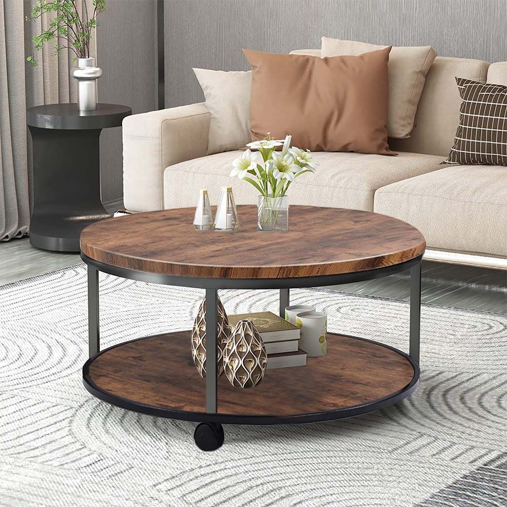 Coffee Tables With Casters Within Trendy 17 Stories Danyiel  (View 5 of 10)