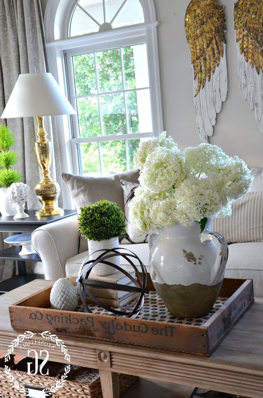 Coffee Tables With Trays In Well Liked How To Create An Elegant Look With Coffee Table Decor (Photo 3 of 10)