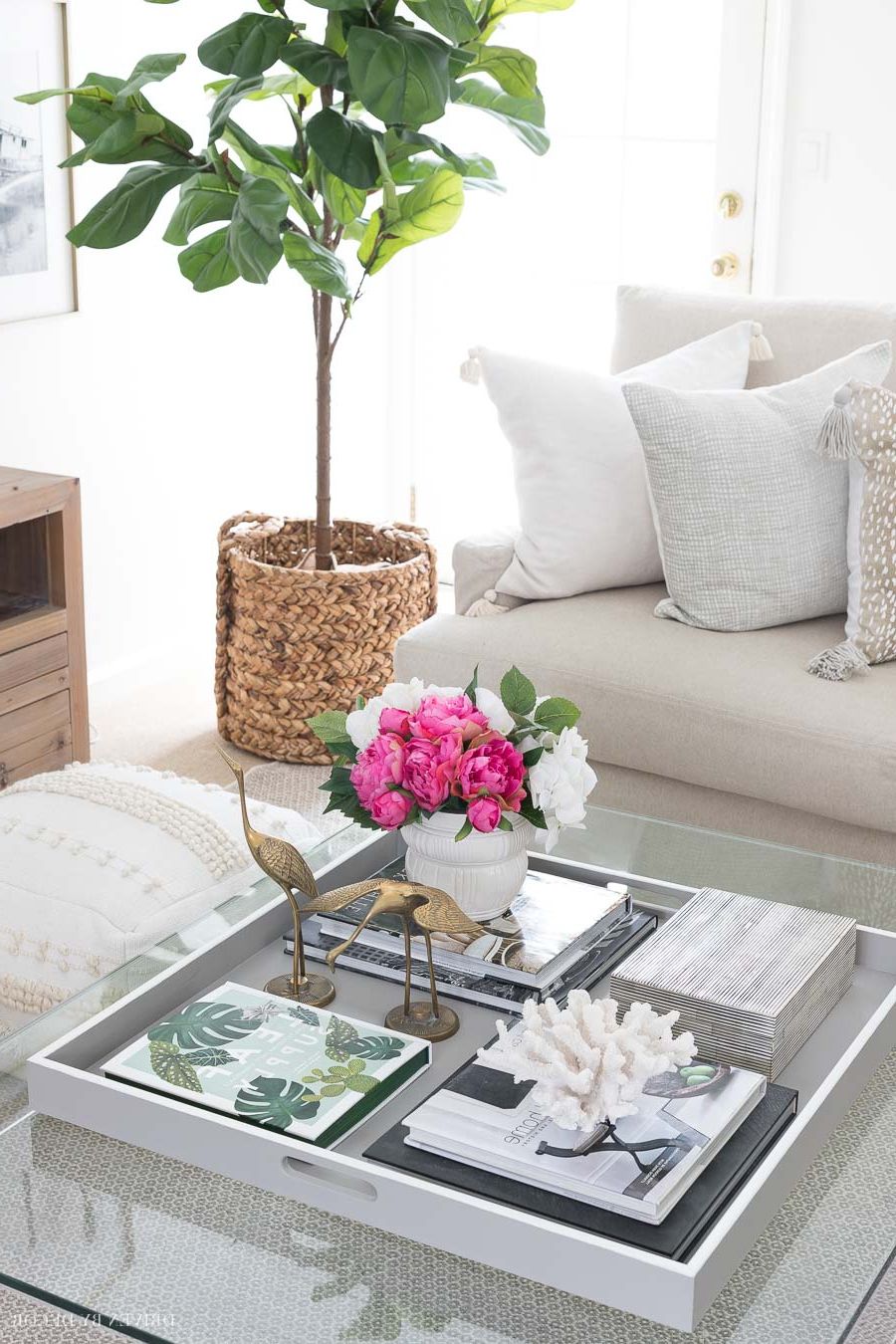 Current Coffee Tables With Trays For Coffee Table Decor Ideas: My Styling Tips & Ideas! – Drivendecor (Photo 5 of 10)