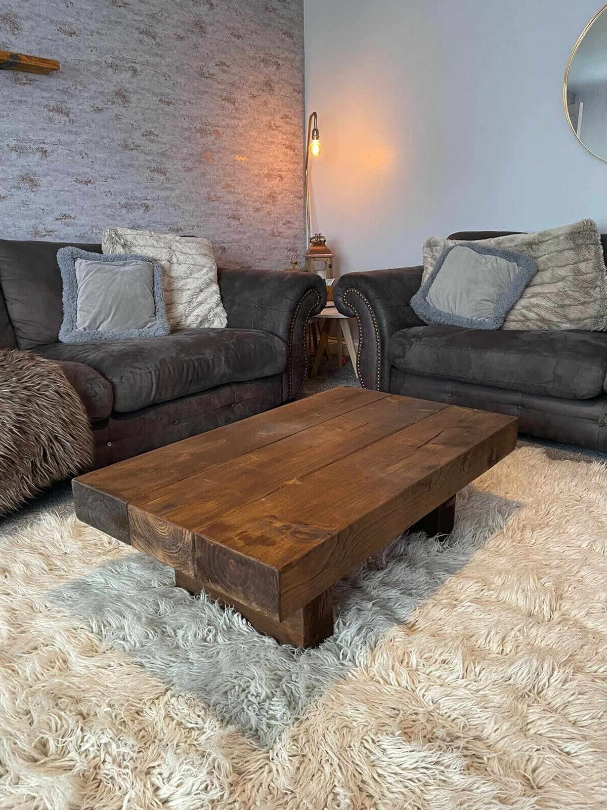 Ebay Within Rustic Coffee Tables (View 7 of 10)