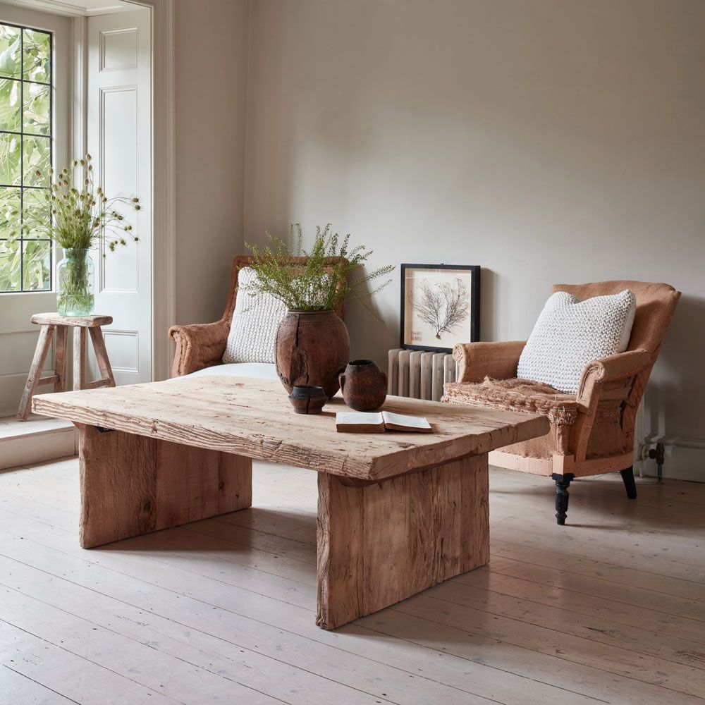 Favorite Rustic Reclaimed Wood St Ives Coffee Table – Home Barn Vintage Within Rustic Coffee Tables (View 5 of 10)