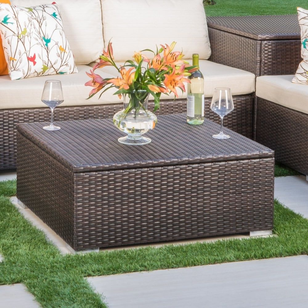 Outdoor Coffee Tables With Storage Pertaining To Most Popular Multi Outdoor Coffee Tables – Bed Bath & Beyond (View 9 of 10)