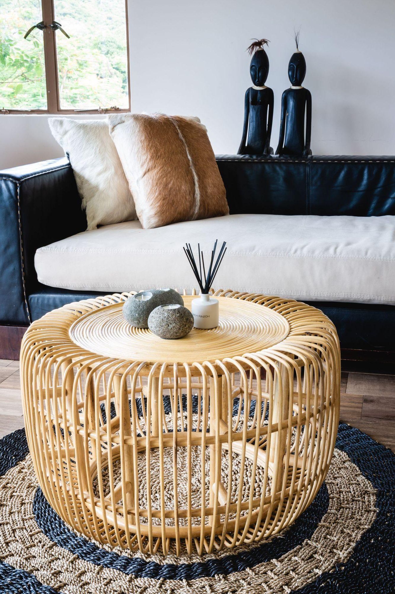 Rattan Round Coffee Table – Hogar Home In Best And Newest Rattan Coffee Tables (Photo 8 of 10)