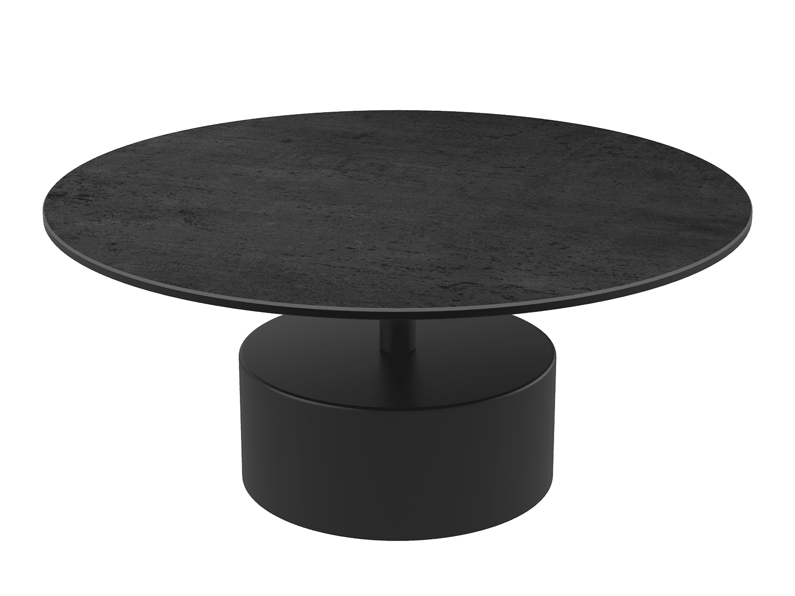Well Known Full Black Round Coffee Tables Pertaining To Akante Ct700ti : Coffee Table Monolith (View 5 of 10)