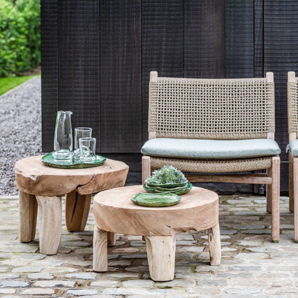 Featured Photo of 10 Best Ideas Natural Outdoor Cocktail Tables
