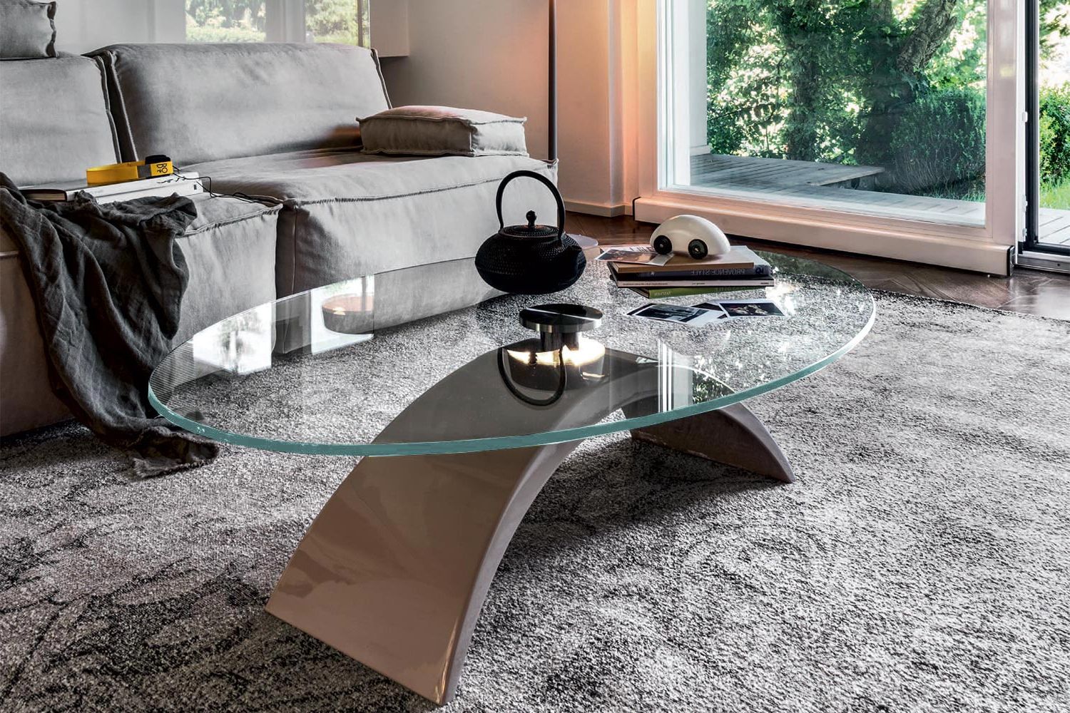 Well Liked Oval Glass Coffee Tables For Tudor Oval Coffee Tabletonin Casa • Room Service 360° (View 6 of 10)