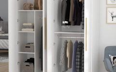 Wardrobes with 4-shelves