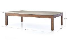 20 Inspirations Parsons Grey Solid Surface Top & Elm Base 48x16 Console Tables
