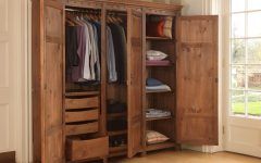 Top 15 of 3 Door Wardrobes with Drawers and Shelves