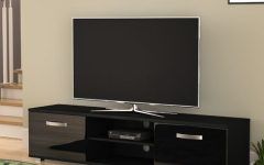 57'' Tv Stands with Led Lights Modern Entertainment Center
