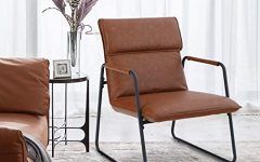 Lounge Chairs with Metal Leg