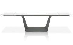 The 30 Best Collection of Modern Glass Top Extension Dining Tables in Matte Black