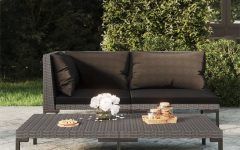10 Collection of Outdoor Half-round Coffee Tables
