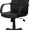 Leather Black Swivel Chairs