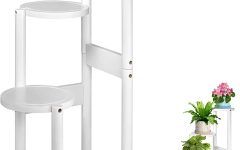 10 Inspirations White 32-inch Plant Stands