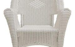 The 20 Best Collection of White Wicker Rocking Chairs