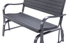 30 Best Ideas Outdoor Steel Patio Swing Glider Benches