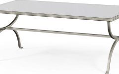 10 Best Collection of Antique Silver Aluminum Coffee Tables