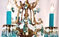2024 Best of Turquoise Chandelier Crystals