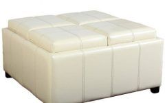 10 The Best Black and Ivory Solid Cube Pouf Ottomans
