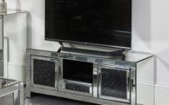 Tv Stands Fwith Tv Mount Silver/black