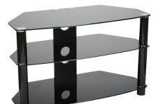 20 Best Collection of Black Glass Tv Stands