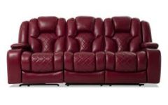 2024 Popular Panther Fire Leather Dual Power Reclining Sofas