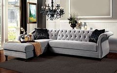 2024 Latest Tufted Sectionals with Chaise