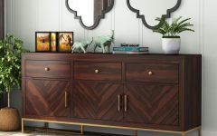 Wood Cabinet with Drawers