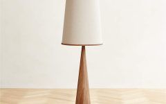 Walnut Standing Lamps