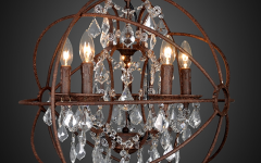 Small Rustic Crystal Chandeliers