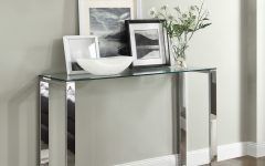 10 Best Collection of Chrome Console Tables