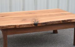 2024 Popular Rustic Walnut Wood Coffee Tables