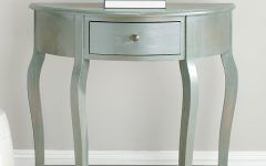 10 Ideas of Oceanside White-washed Console Tables