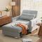 Convertible Light Gray Chair Beds