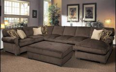 10 Collection of Sectional Couches with Large Ottoman