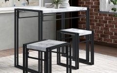 20 Best Collection of Debby Small Space 3 Piece Dining Sets