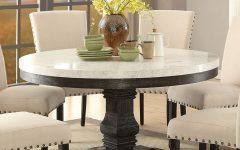 Dining Tables with White Marble Top