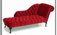 15 Photos Red Chaise Lounges