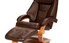 Espresso Leather Swivel Chairs